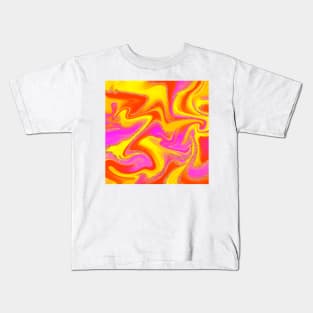 Colorful Abstract Design Kids T-Shirt